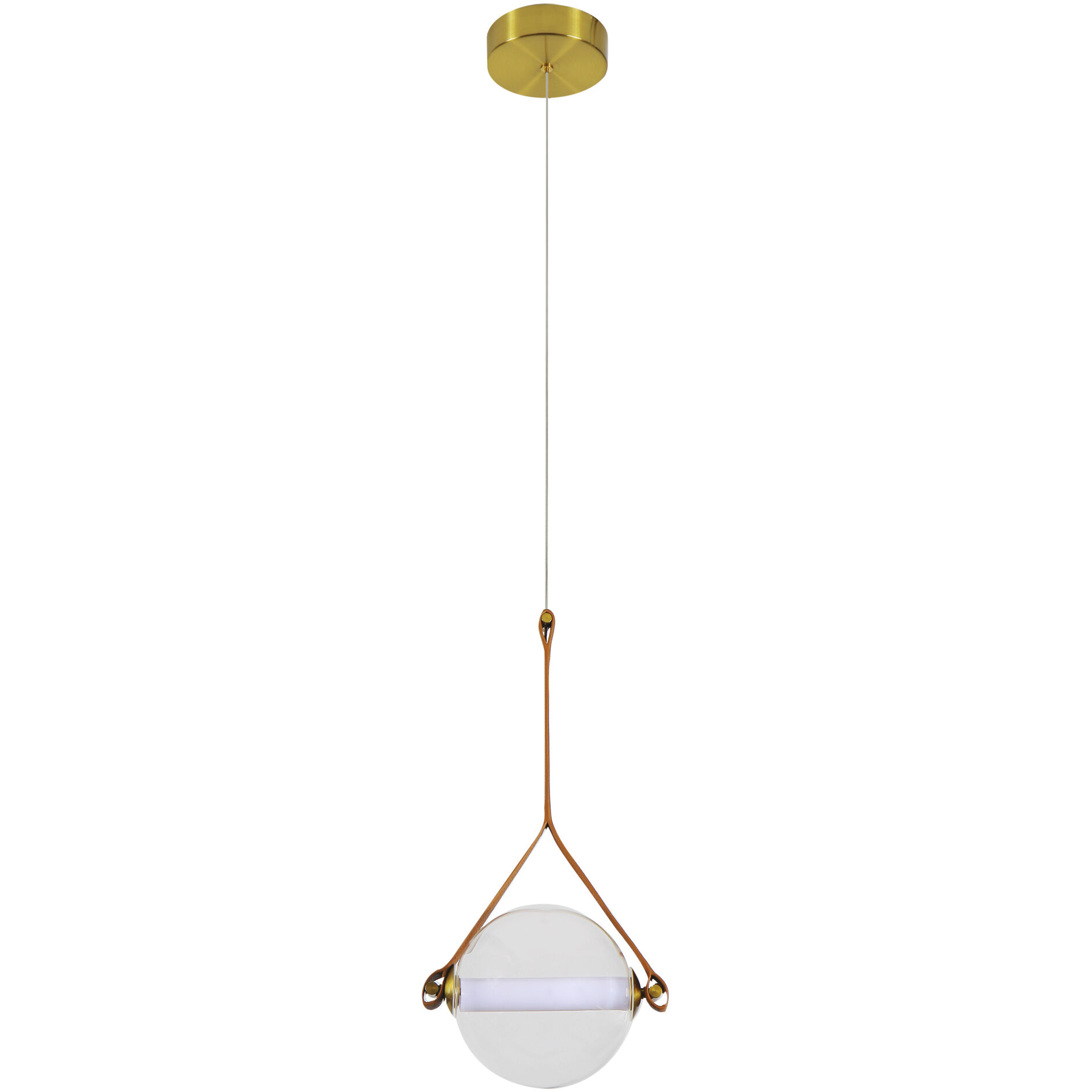 Artisan Collection/SALERNO Series 6.5 inch Antique Brass Pendant Ceiling Light