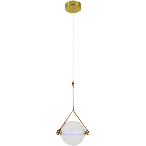 Artisan Collection/SALERNO Series 7 inch Antique Brass Pendant Ceiling Light