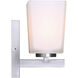 Madison 1 Light 5 inch Brushed Nickel Vanity Light Wall Light
