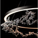 Coral LED 40.7 inch Oil Rubbed Bronze/Sterling Ring Pendant Ceiling Light, Art & Alchemy