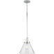 Hinton 1 Light 12 inch Polished Nickel Pendant Ceiling Light