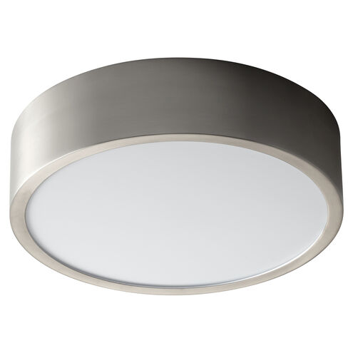 Peepers 1 Light 10 inch Satin Nickel Flush Mount Ceiling Light