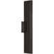 Kelly Wearstler Lotura LED 4.5 inch Museum Black Sconce Wall Light