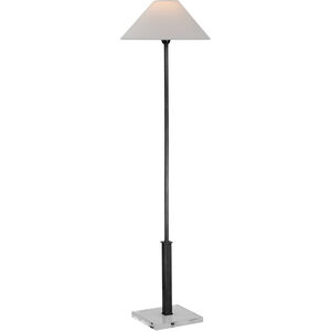 J. Randall Powers Asher 46 inch 6.50 watt Bronze and Crystal Floor Lamp Portable Light in Bronze with Crystal