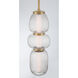 Cordel LED 6.5 inch Legacy Brass Mini Pendant Ceiling Light