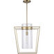 Nova 1 Light 18 inch Antique Gold Pendant Ceiling Light
