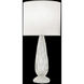 Las Olas 30.5 inch 100 watt Silver Table Lamp Portable Light