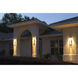 Mist Outdoor Wall Mount Lantern in Satin Black, Small