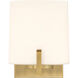 Mirelle 1 Light 6 inch Legacy Brass Bath Sconce Wall Light