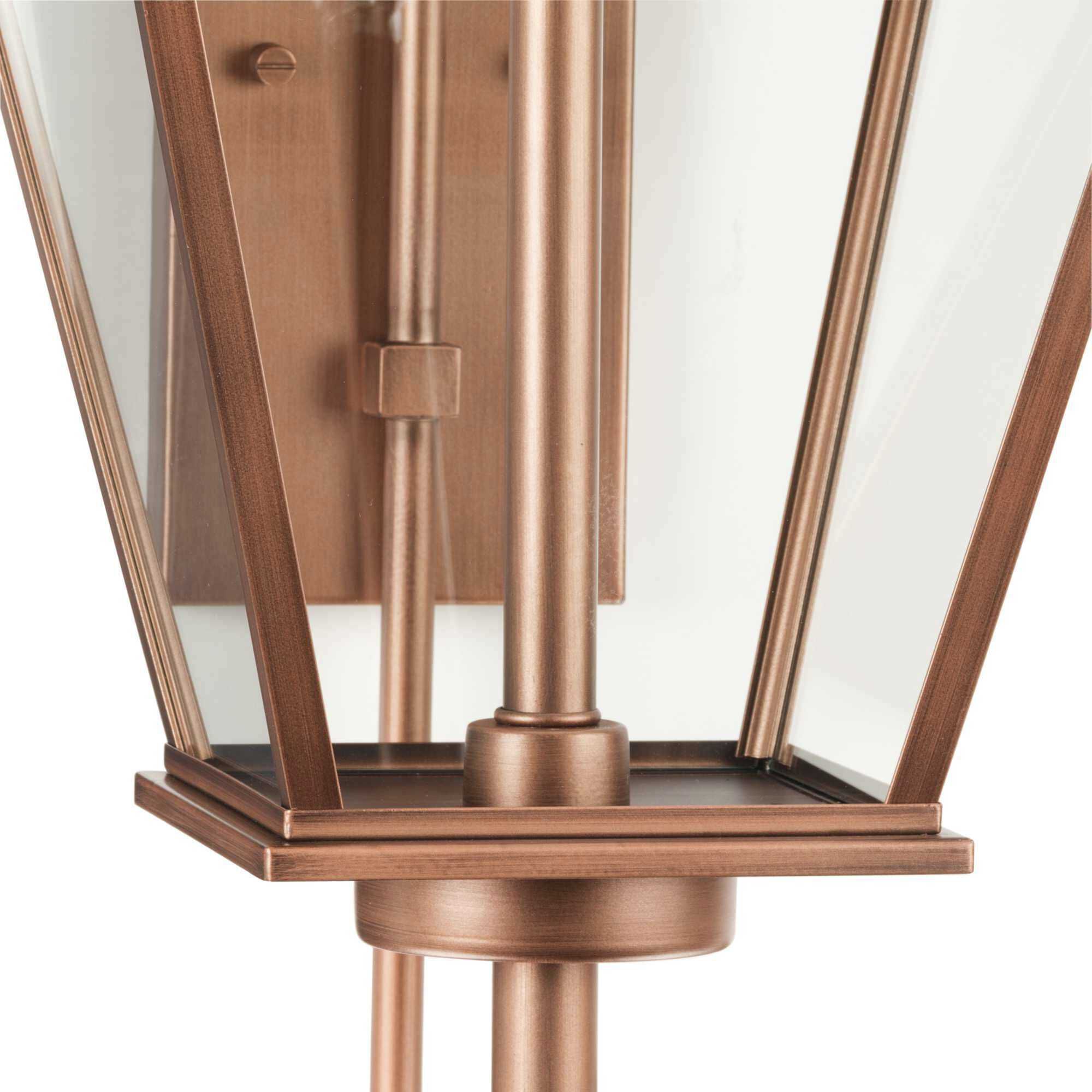 Bradshaw 1 Light 32 inch Antique Copper Outdoor Wall Lantern, Design Series