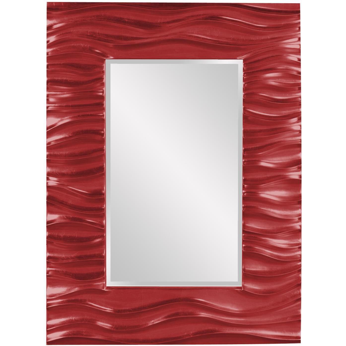 Zenith 39 X 31 inch Glossy Red Wall Mirror