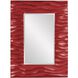 Zenith 39 X 31 inch Glossy Red Wall Mirror