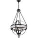 Arkansas 4 Light 20 inch Black Chandelier Ceiling Light