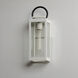 Nassau Vivex 1 Light 16 inch White / Black Outdoor Wall Mount