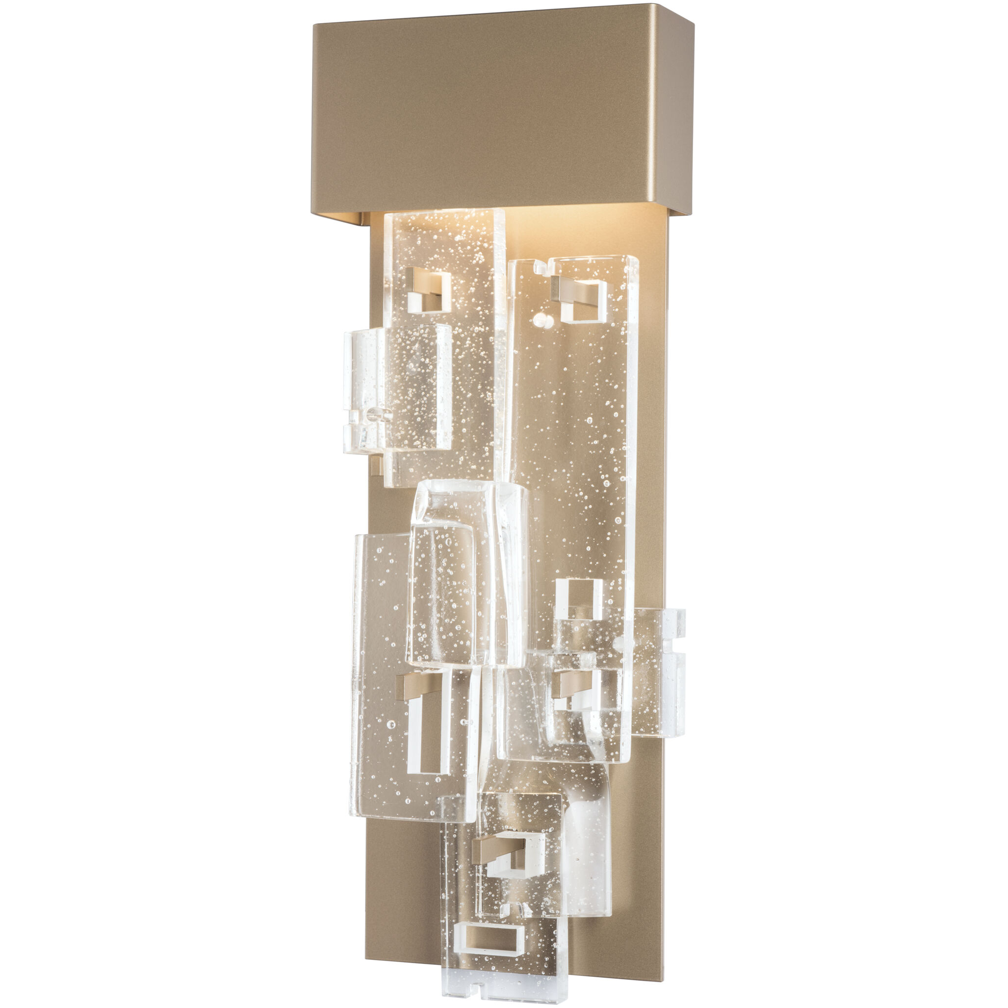 Fusion Sconce Wall Light in Soft Gold, Large