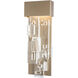 Fusion Sconce Wall Light in Soft Gold, Large