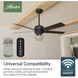HunterSMART Fresh White Smart Fan Upgrade Kit with Remote Control