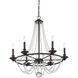 Byanca 6 Light 28 inch Mohican Bronze Chandelier Ceiling Light