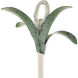 Lowcountry 6 Light Antique White and Palmetto Chandelier Ceiling Light
