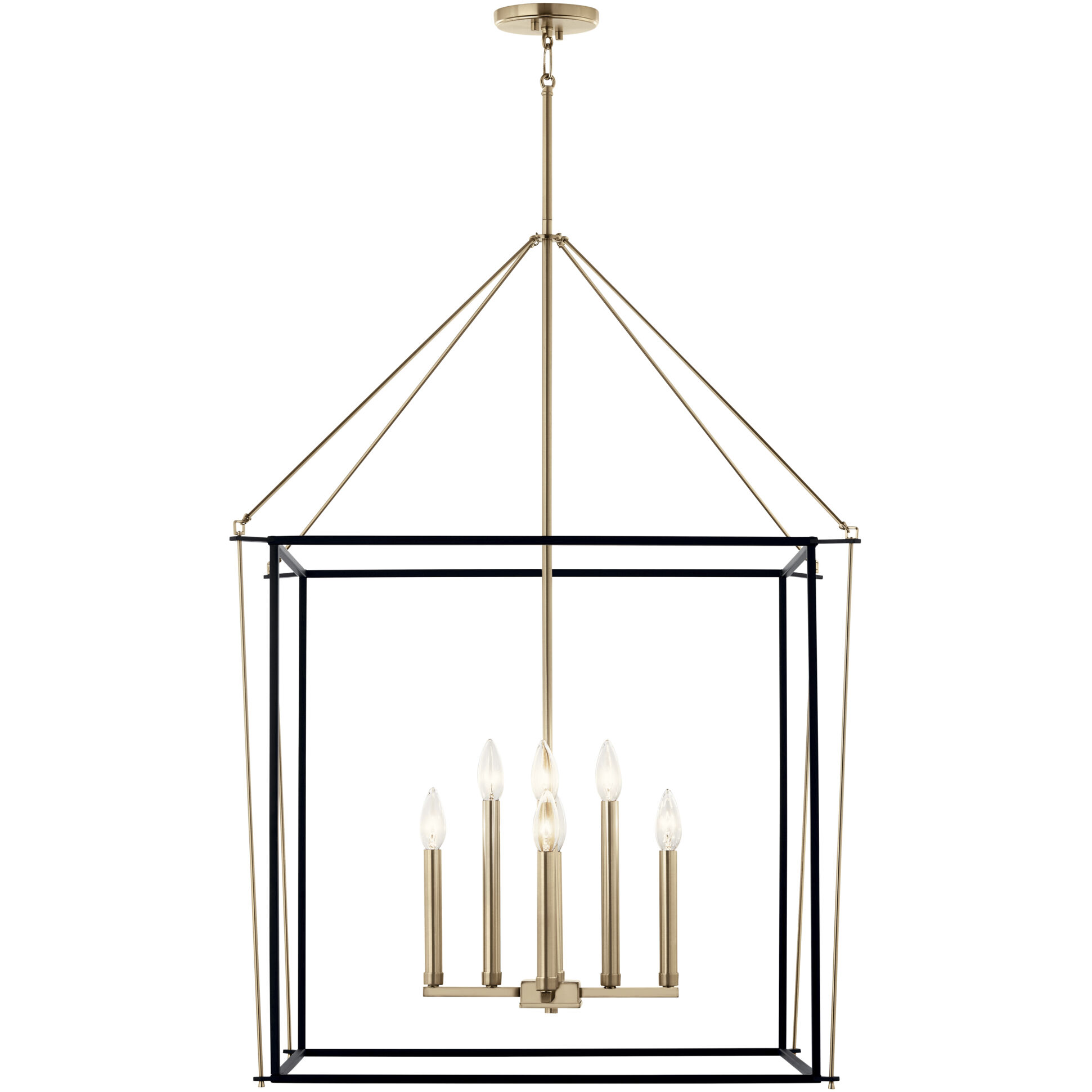 Eisley 8 Light 28.25 inch Champagne Bronze Foyer Pendant Ceiling Light