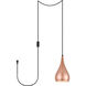 Nora 1 Light 6 inch Honey Gold Pendant Ceiling Light