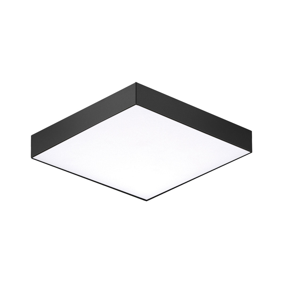 Trim LED 5 inch Black Flush Mount Ceiling Light
