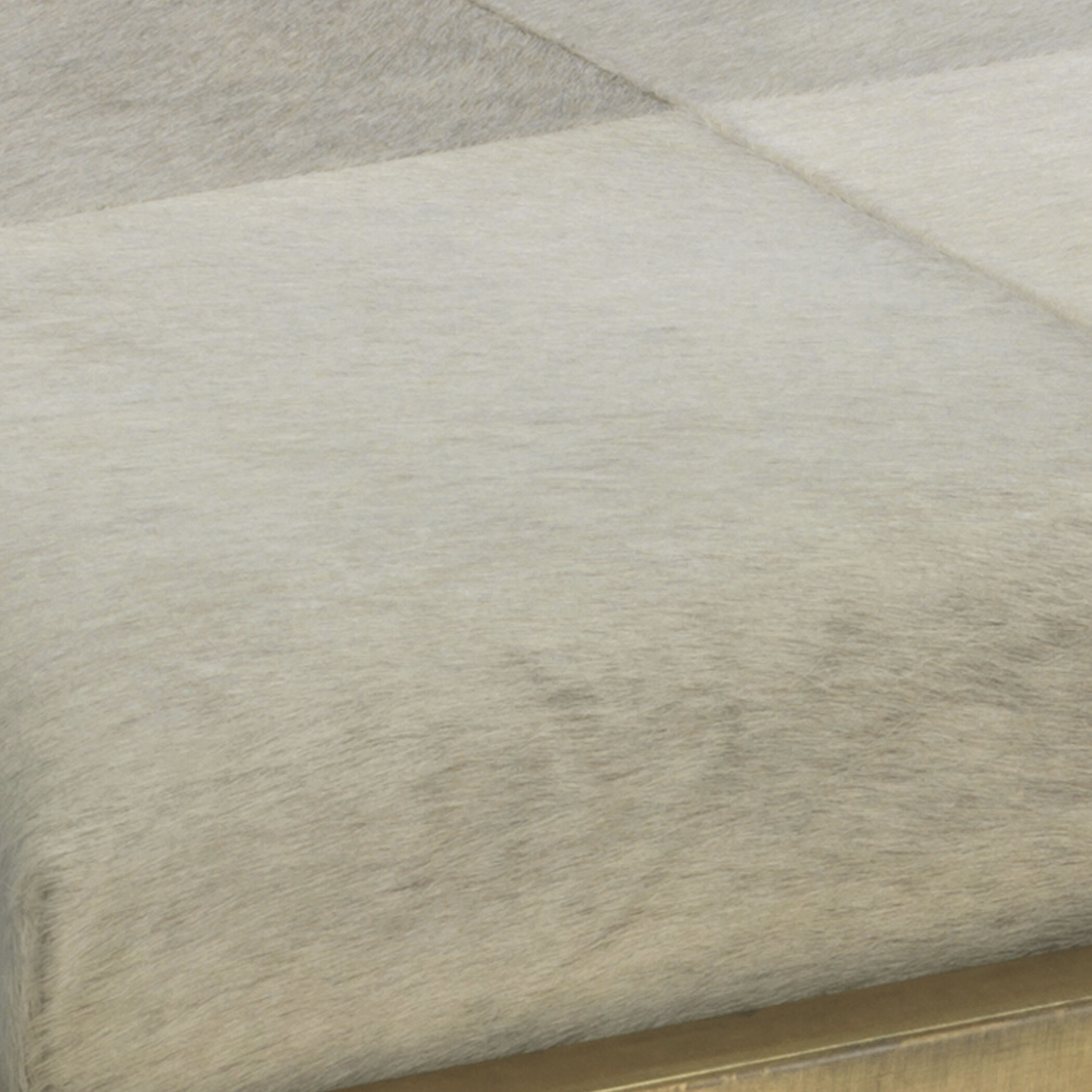 Shelby 18 inch White Hide Stool