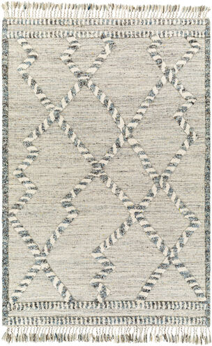 Cadiz 90 X 60 inch Medium Gray Rug in 5 x 8, Rectangle