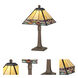 Slayter 14 inch 15 watt Antique Brass Accent Lamp Portable Light