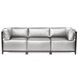 Axis Silver Sofa Sectional, 3 Piece