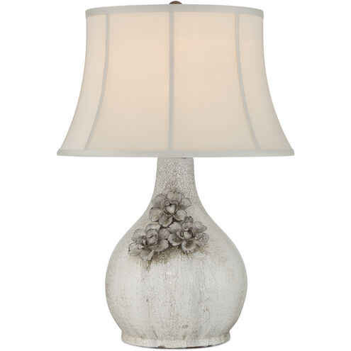 Attar 26 inch 150.00 watt White Table Lamp Portable Light