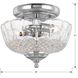 Westbury 2 Light 9 inch Polished Chrome Semi Flush Ceiling Light