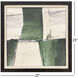 Summer Sage Plateau II 23 X 23 inch Non-Glass Framed Art, Propac