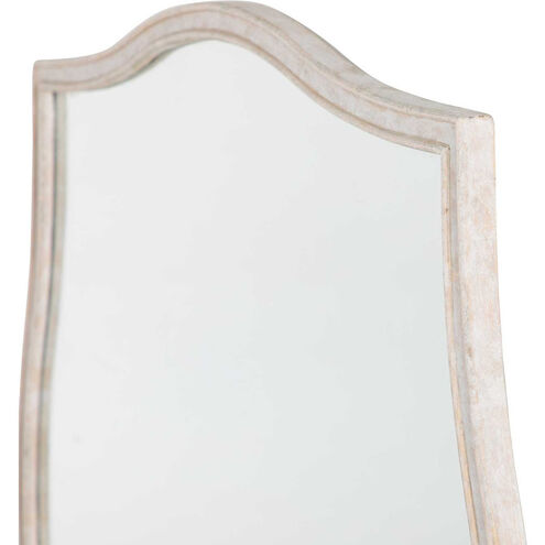 Artesia 36 X 36 inch Distressed White / Clear Mirror Mirror