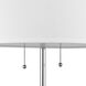 Urban Basic 24 inch 60.00 watt Polished Chrome Table Lamp Portable Light