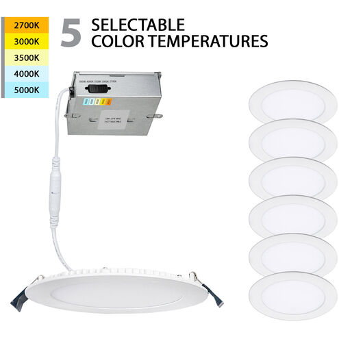 Lotos LED Module White Recessed Lighting in 6