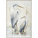 Egret Light Blue and Cream Wall Art