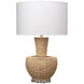 Portobello 29 inch Natural Table Lamp Portable Light