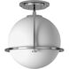 Somerset 1 Light 11.5 inch Brushed Nickel Indoor Semi-Flush Mount Ceiling Light