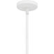 Lumi 3 Light 24 inch Matte White Pendant Ceiling Light, Large
