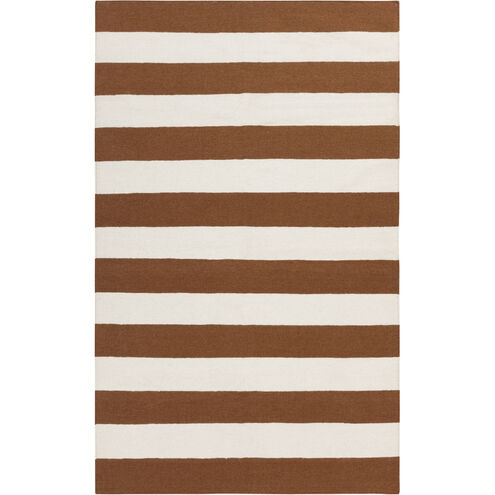 Frontier 66 X 42 inch Dark Brown, Ivory Rug
