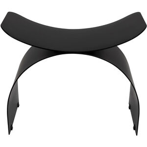 Papillon 20 inch Matte Black Stool