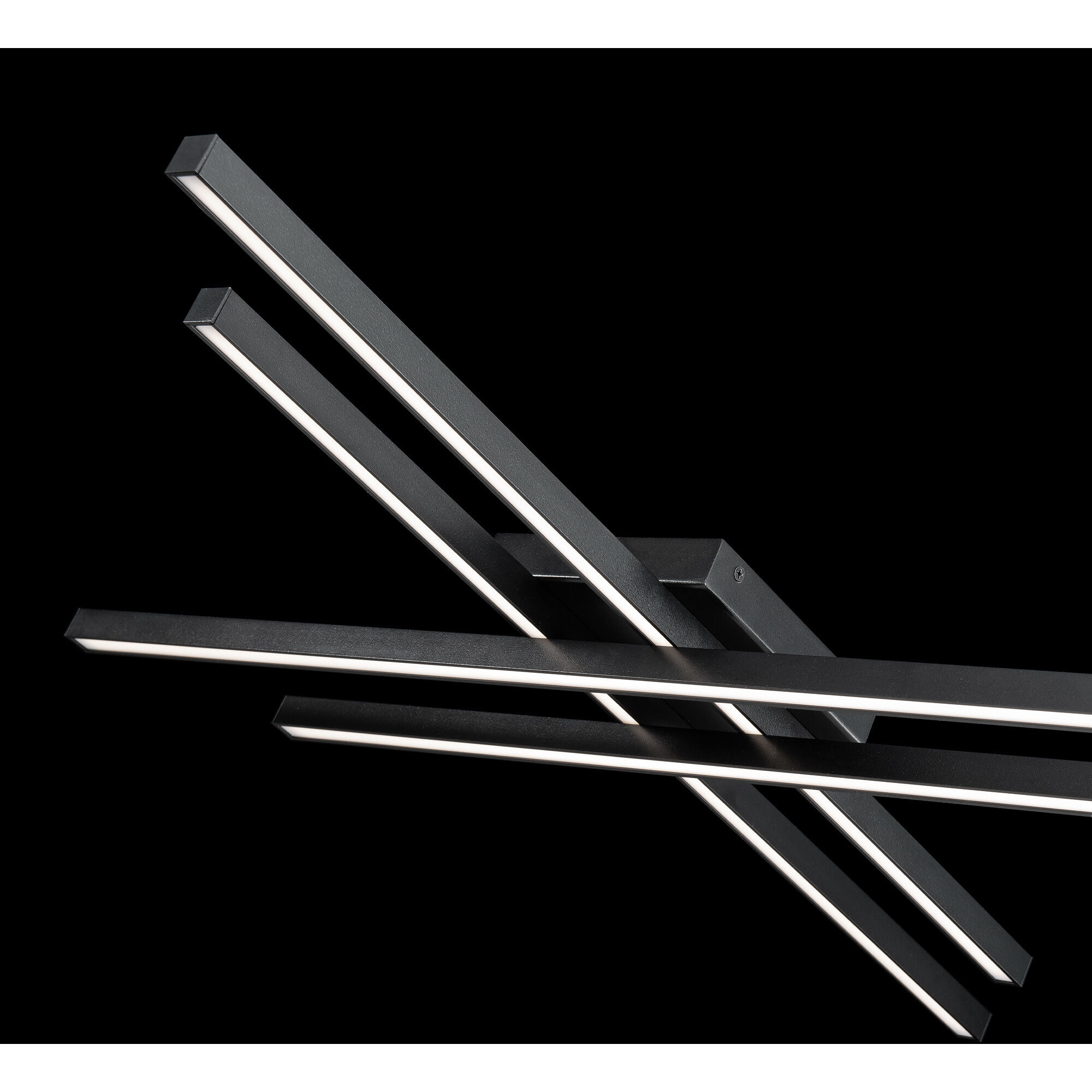 Parallax LED 42 inch Black Flush Mount Ceiling Light, dweLED