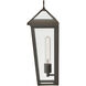 Estate Series Alford Place 1 Light 18 inch Oil Rubbed Bronze Outdoor Wall Mount Lantern