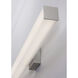 Tad LED 48.5 inch Satin Nickel Vanity Wall Light in 48 in