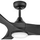 Swell Illuminated 56 inch Matte Black Fan