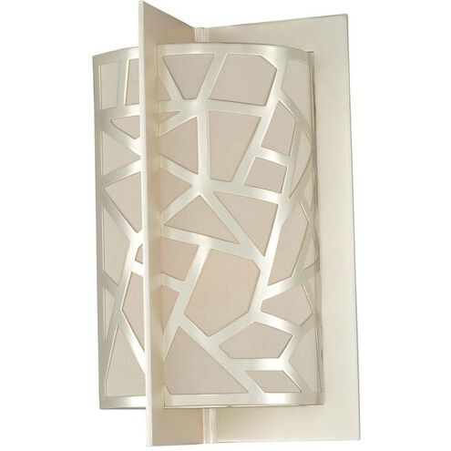 Miramar 2 Light 8 inch Rose Silver ADA Wall Sconce Wall Light