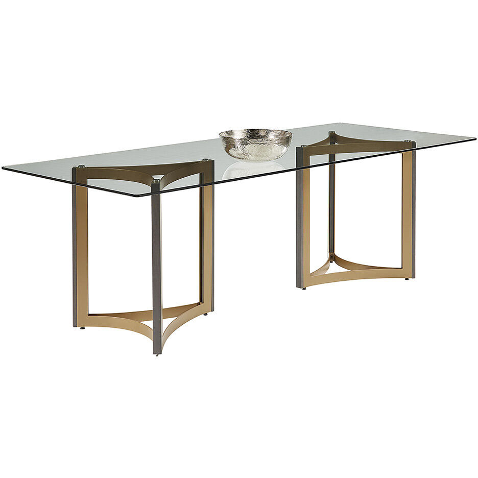 Mendoza Gold Dining Table Base, Set Of 2