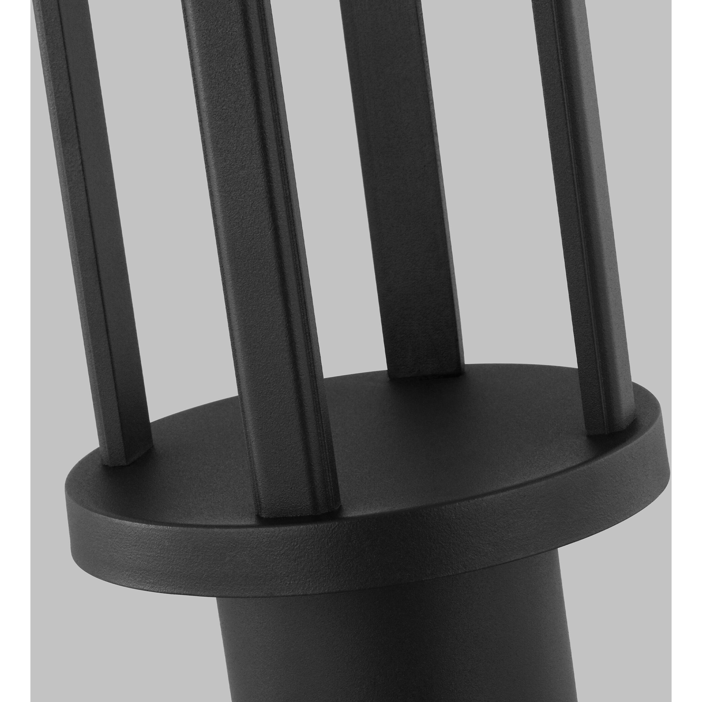 Union LED 21.25 inch Black Post Lantern