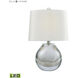 Playa Linda 19 inch 9.00 watt Clear Table Lamp Portable Light